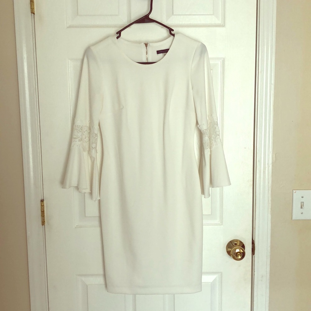 White Mid Dress